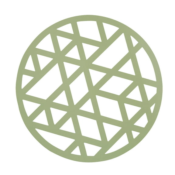 12" x 12" Sage Green Round Cardstock Chargers - 24 Pieces