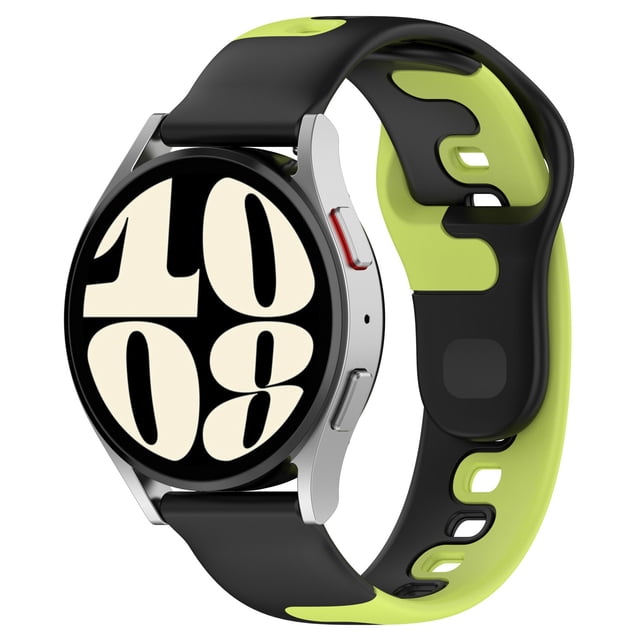 Pulsera de silicona deportiva de color sólido a prueba de sudor con ajuste cómodo y amplia compatibilidad compatible con Smartwatch