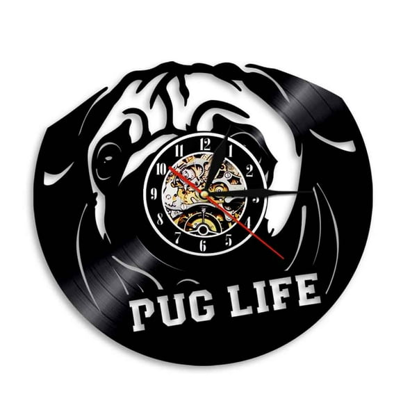 Horloge Murale Série d'Animaux de Compagnie Mignons Horloge Murale Adaptée pour Décoration de Salon