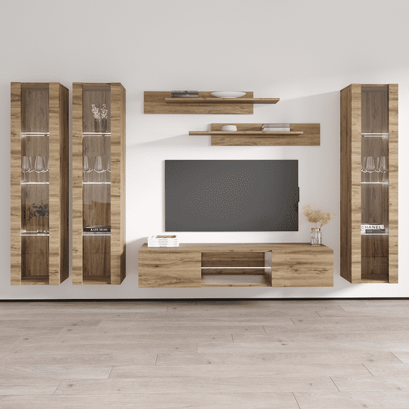 Fly CD2 33TV Wall Mounted Floating Modern Entertainment Center