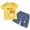 Yellow, variant on Akiihool Summer Short Sets Baby Boys Summer Newborn Baby Boy Clothes Romper and Shorts Outfits Set (Light Pink,5-6 Years)