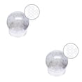 thumbnail image 2 of Monstrate 10/Set Acrylic Display Stand Crystal Ball Stone Base Glass 2piezas Grande, 2 of 6