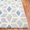 thumbnail image 3 of Safavieh Ebony Travis Geometric Area Rug, Ivory/Blue, 6' x 6' Square, 3 of 10