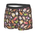 thumbnail image 2 of Wukai Milk Tea Print Men’s Underwear Breathable Boxer Briefs,&nbsp;Moisture Wicking & Breathable-, 2 of 7