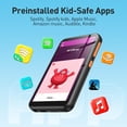 thumbnail image 3 of Reproductor MP3 AGPTEK T07S 4 pulgadas para niños Bluetooth WiFi 80 GB, 3 of 8