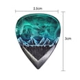 thumbnail image 2 of Resin Guitar Pick Northern Lights Necklace Pendant Musician Instrument Gifts, 2 of 9