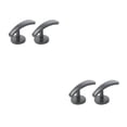 thumbnail image 2 of Monstrate 2 uds gancho de Metal montado práctico ganchos de amarre para cortina colgador de pared soporte de cortina accesorios de decoración Negro 2piezas, 2 of 6