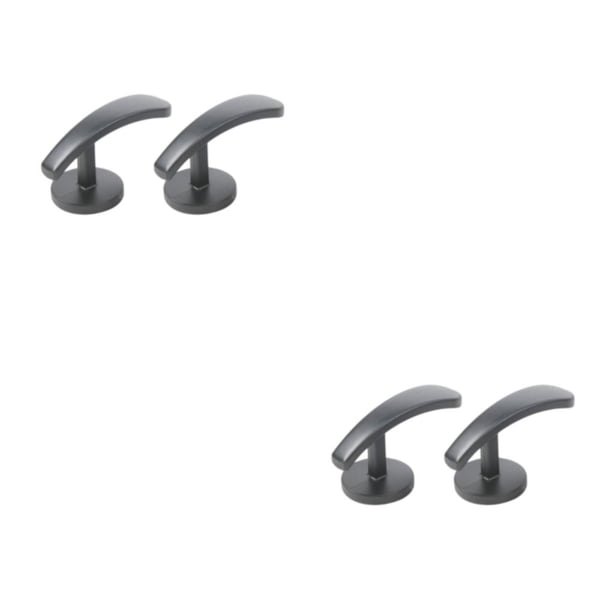 Cateissary Gancho de Metal montado en 2 uds., ganchos autoadhesivos para cortina, colgador de pared, soporte para cortina, accesorios de Type1 NO1