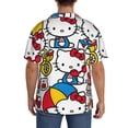 thumbnail image 5 of Sigee Sanrio Bq for Men's Casual Short Sleeve Button Down Shirts Men's Shirts Summer XX-Large, 5 of 7