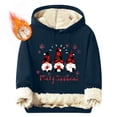 thumbnail image 1 of Sudadera con capucha para hombre, informal, a la moda, con estampado, de felpa, de manga larga, con bolsillo, de poliéster, 1 of 5