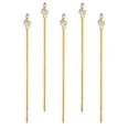 thumbnail image 1 of 5pcs Stainless Steel Barbecue Sticks Flat Barbecue Meat Skewer Needles, 1 of 1