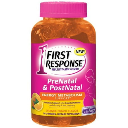 FIRST RESPONSE PreNatal et postnatale métabolisme énergétique Soutien, Orange punch 90 ch