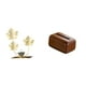 thumbnail image 1 of Estatua de figura,Estatuas de hojas y flores de metal,esculturas decorativas,Figuras decorativas para el hogar,para estante,mesa o vitrina.,porta pañuelos de papel,Funda de polipropileno para, 1 of 8