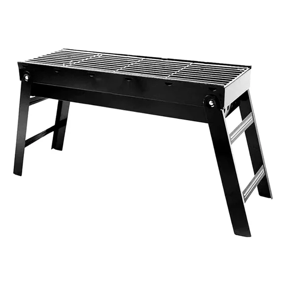 Parrilla De Carbon Portatil Plegable Asador De Jardín