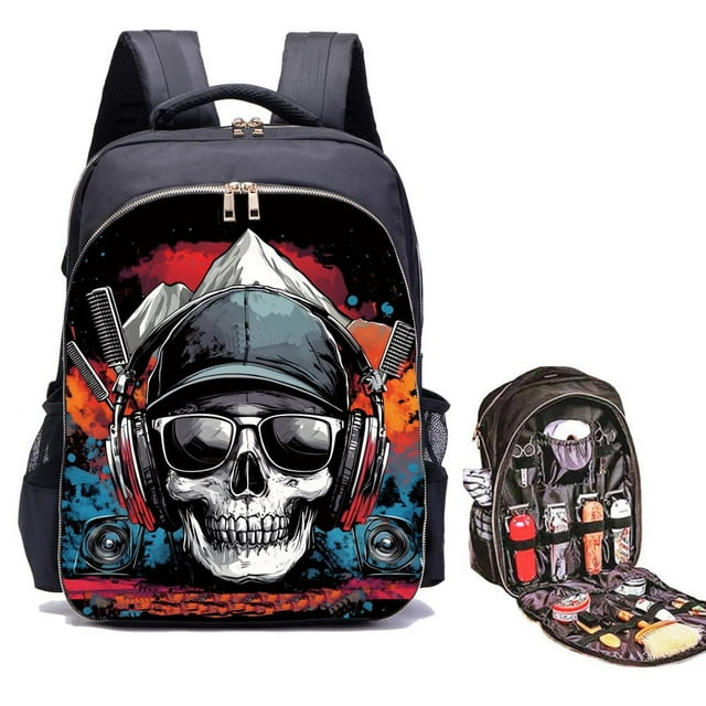 Mochila Organizadora para Peluqueros y Maquillaje, Bolsa de Herramientas de Viaje para Hombre