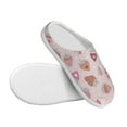 thumbnail image 3 of Wukai Strawberry Cake Print Women's Indoor Bedroom Slipper Slip On Shoes, Unisex House Shoes with Anti-Skid Sole for Men, Gift for Women Men-39/40, 3 of 7