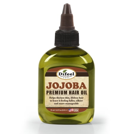 Difeel Premium Natural Hair Oil - Jojoba Oil 2.5 oz.