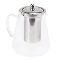 thumbnail image 1 of Glass Teapot with Stainless Steel Removable Infuser for Loose Leaf Tea, Bonus Tea Kettle & Infuser Coaster, 950Ml, 1 of 10