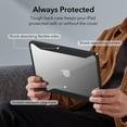 thumbnail image 2 of ESR Hybrid Case Compatible with iPad Pro 11 Inch (2022/2021), iPad Pro 11 Case with Pencil Holder, Detachable Magnetic Cover, Vertical Stand, Rebound 360 Series, Black, 2 of 8
