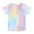 thumbnail image 4 of Toddler Boys Clothes Sets Tie-Dyed Short Sleeved Tshirt and Shorts Outfits 2Pc Tracksuit, 4 of 8