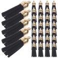 thumbnail image 1 of Decorative Tassels Leather Tassel Gift Tag Diy Enthusiasts 4X1cm Small Tassels Decorations 100Pcs, 1 of 5
