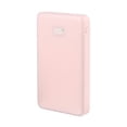 thumbnail image 1 of onn USB-C/USB-A 10,000 mAh Fast Charge Power Bank for Smartphones & Tablets, Pink, 1 of 1