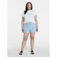 thumbnail image 2 of Time and Tru Women's Drapey Utility Shorts, 4" Inseam, Sizes XS-XXXL, 2 of 6