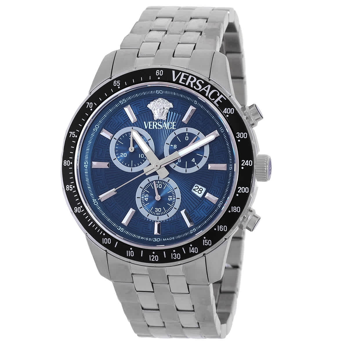 NWT Versace Greca Urban Quartz Blue Dial Men\'s Watch Versace Greca Logo Quartz Blue Dial Mens Watch VE8G00424 Versace main image 4