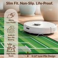 thumbnail image 6 of Design&I 8'x10' Washable Area Rug Soccer Football Field Stripes Stadium Markings Ground Motif Door for Dining Room, Large Office, Lounge, Snag-Free, 6 of 7