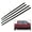 black, variant on PIT66 Body Side Molding Trim Set 4PCS 1/18" Fit For Silverado/Sierra Crew Cab 14-18
