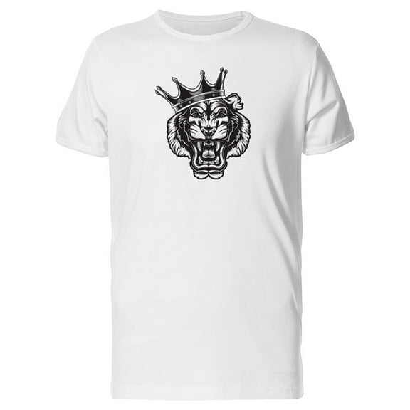 King Tiger Tattoo Style Tee Men's -Image by Shutterstock