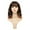 (Reddish-Brown)1B/30, variant on MORICA Curly Bob Wig with Bangs 12 inch Short Wavy Light Wine Red Wigs for Women Bang Wig Synthetic Wigs with Bangs