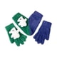 thumbnail image 1 of Guantes de invierno, mitones de nailon, guantes a juego para parejas, mitones cálidos y acogedores con forma de corazón. Verde Azul, 1 of 9