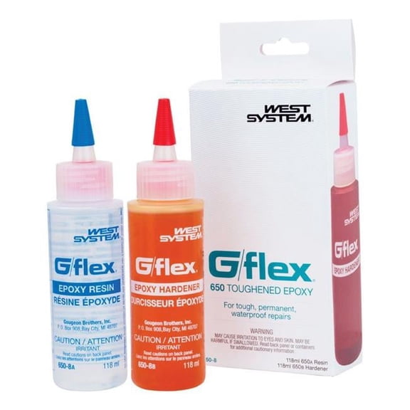 West System  650-8; G/Flex Epoxy Bottles