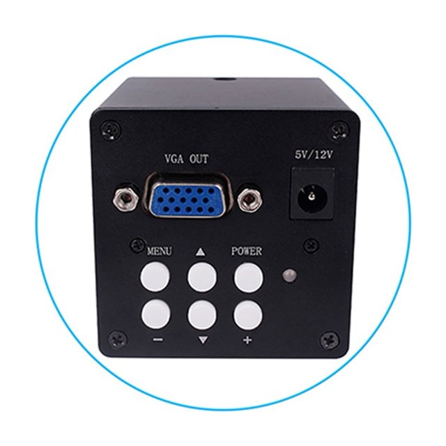 Microscope Vidéo Électronique Numérique 8MP avec Caméra VGA Objectif 130X & 58 Pcs Lampe Circulaire LED pour Réparation d'Ordinateur PBC Téléphone, Installation Facile