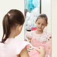thumbnail image 3 of Shatterproof Sturdy Wood Growth Chart Mirror for Kids – Full Body Height Measurement Ruler – Removable Acrylic Wall Sticker – Nursery, Bedroom, Playroom Decor – As shown in the picture, 3 of 8
