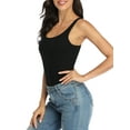thumbnail image 6 of ANFERRY Womens Tank Top with Shelf Bra Basic Cotton Adjustable Straps Camisoles, 6 of 7