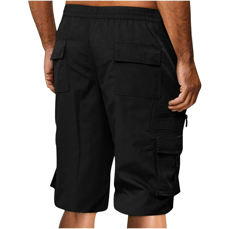 Jsaierl Cargo Shorts for Men Relaxed Fit Multi Pockets Shorts Work