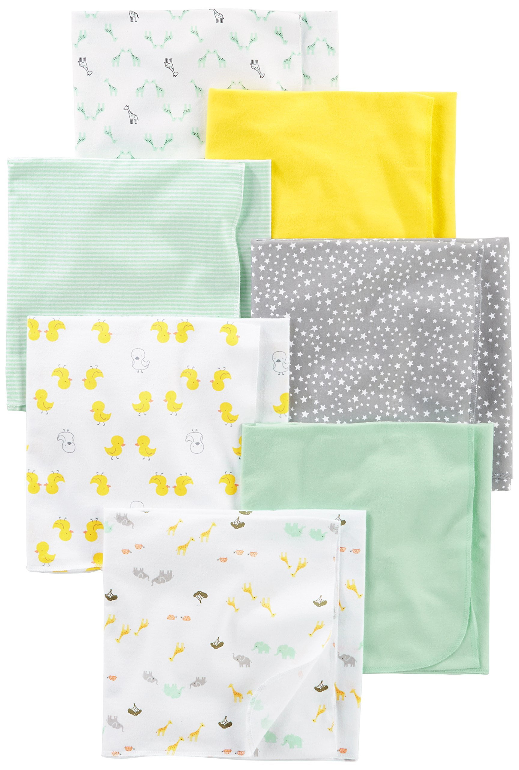 Simple Joys by Carter's Baby 7Pack Flannel Receiving Blankets One Size