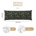 thumbnail image 3 of Naloa Mexican Flower 1 Body Pillow Cover, Pillowcases with Hidden Zipper Breathable Long Pillow Case (Pillows are not included,20x54 inch), 3 of 7