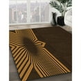 thumbnail image 3 of Ahgly Company Machine Washable Indoor Square Transitional Saddle Brown Area Rugs, 6' Square, 3 of 7