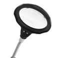 thumbnail image 2 of MasteelfCA MG16126-A 3.5X 12X LED Magnifier Magnifying Lens with Auxiliary Alligator Clips /Stand for Electronics Soldering, 2 of 8