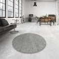 thumbnail image 3 of Ahgly Company Indoor Square Contemporary Dark Gray Abstract Area Rugs, 7' Square, 3 of 6