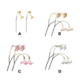 thumbnail image 3 of xinxixnxx 2 Pieces Fake Flower Reusable Simulation Bendable Decorative Home Wedding Artificial Flowers Plant Decor Ornament Orange, 3 of 6