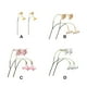 thumbnail image 3 of Flores Artificiales Bearachild 2 Piezas PU Decoración de Boda Rosa, 3 of 6