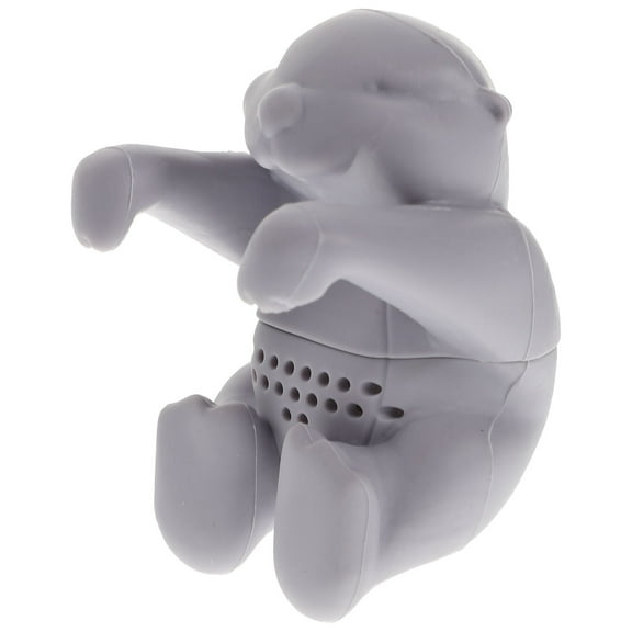 GOOHOCHY Tea Infuser For Loose Leaf Tea: Cute Otter Loose Leaf Tea Steeper Tea Diffusers For Loose Tea Unique Animal Loose Leaf Tea Infuser Tea Diffusers For Loose Tea Kitchen Gadgets Grey