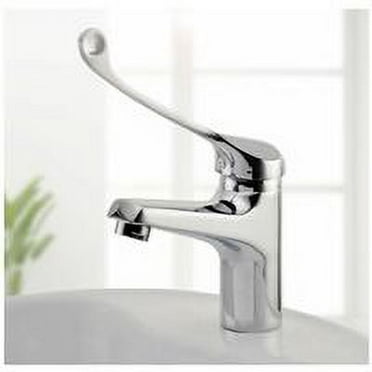 NeveLance Basin Mixer with Medical Handle, PMR Bathroom Faucet, Chrome, Silver