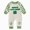 L101-White, variant on Newborn Saint Patricks Day Baby Boy Fall Winter Clothes Long Sleeve Romper Jumpsuit Cute Infant One Piece Outfit(L101-White,6-12 M)