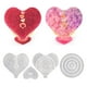thumbnail image 5 of Calendario de 4 piezas de resina de silicona con fecha de silicona epoxi para oficina, Navidad, bricolaje Corazón, 5 of 9