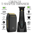 thumbnail image 2 of Supreme Trimmer 2-in-1 T-Shaper Trimmer & Crunch Foil Shaver | STF602 Electric Razor & ST5206 DLC Beard Trimmer Barber Haircut Kit | Black, 2 of 13